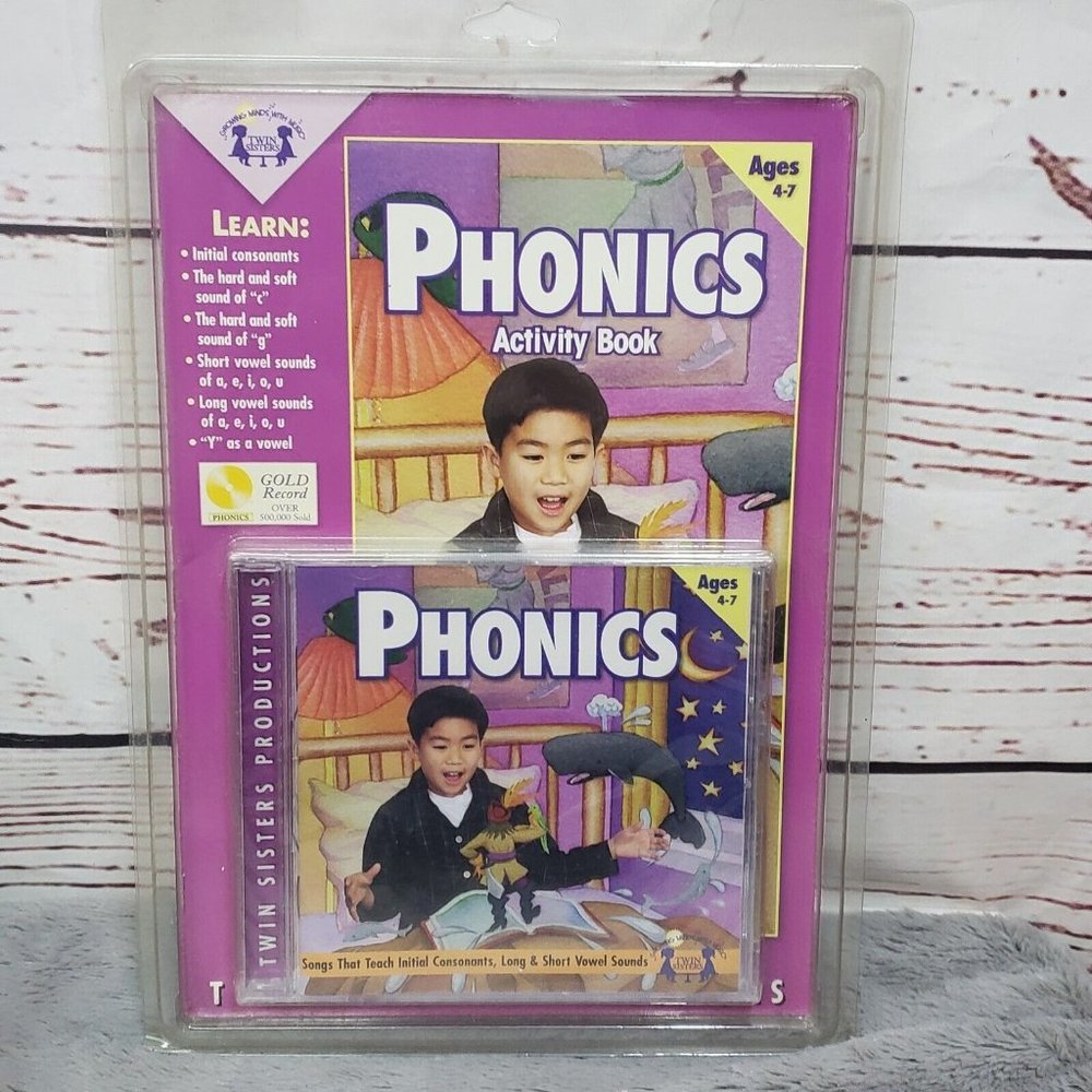 Phonics Music CD/Book Set by Karen Mitzo Hilderbrand; Kim Mitzo Thompson